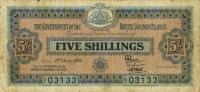p1 from Solomon Islands: 5 Shillings from 1916